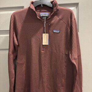 Patagonia Women's R1 Flash Pullover - Night Plum